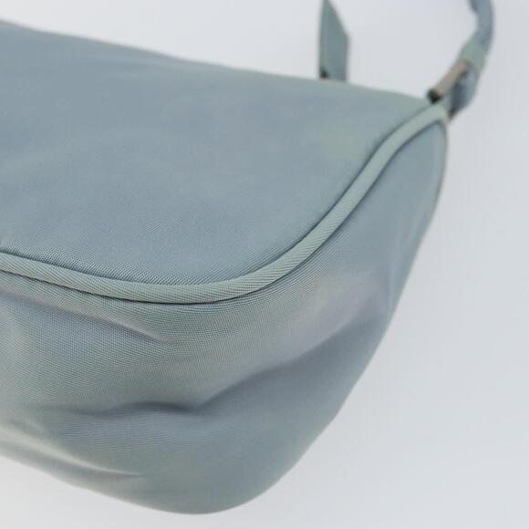 PRADA Accessory Pouch Nylon Light Blue Silver Auth 151268 - Picture 15 of 16